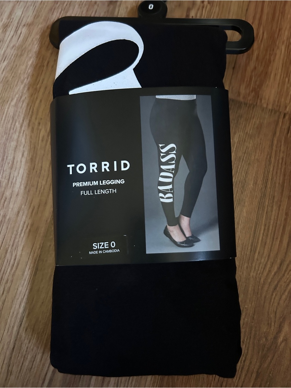 Torrid Black Full-Length 'BADASS'  Leggings